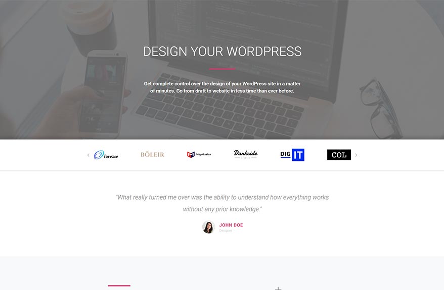 Elementor Free Home Page Agency Template