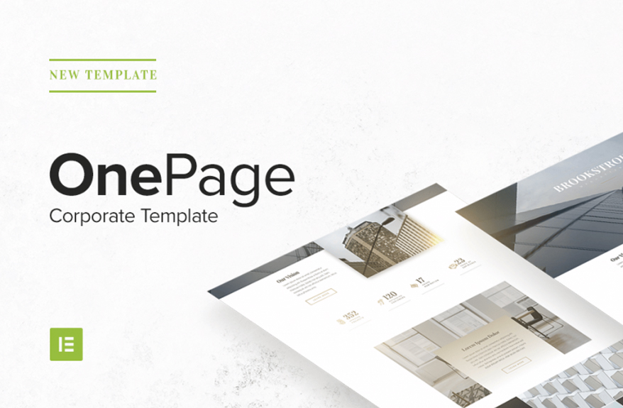 Free Architect One-Page Template