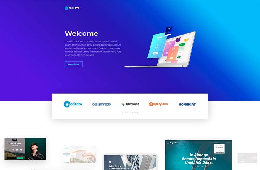 Free Product Elementor Template for a Homepage